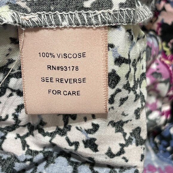 Philosophy Tunic Top Blouse Purple Pink Yellow Size 1X Viscose - Picture 7 of 8